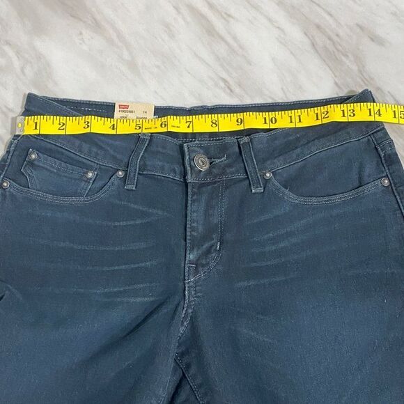 Levi’s 529 Bold Curve Mid-Rise Skinny Jeans Dark Wash – Size 14 / W29 - Picture 8 of 11